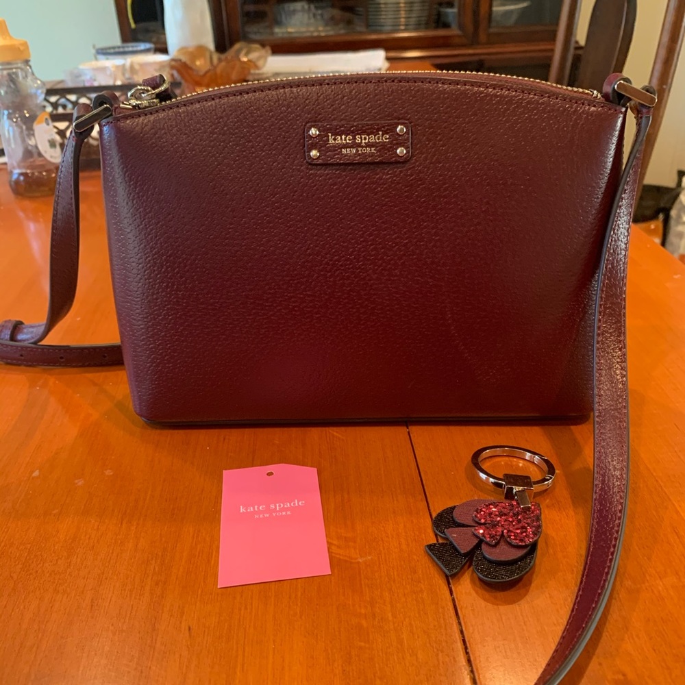 Kate Spade Jeanne Crossbody Purse Cherrywood $199